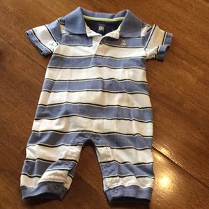Carters one piece striped romper size 6 months
